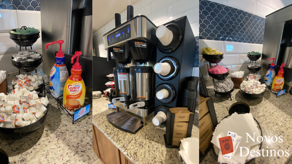 tem café e chás 24h no lobby do hotel